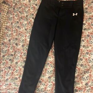 Under Armour Black baseball pants YL